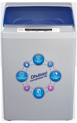 Fully-Automatic Top-loading Washing Machine (6.0 Kg, Grey and blue )