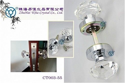 Crystal Glass Door Knobs (CT003-55)