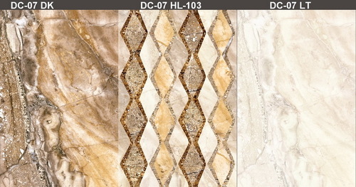 Digital Wall Tiles - 450x300 mm | High Quality Material, 9mm Thickness, Lightweight 12.2 Kgs Per Box, 0.81 SQM Coverage
