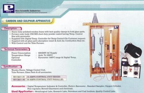 Carbon and Sulphur Determination Apparatus