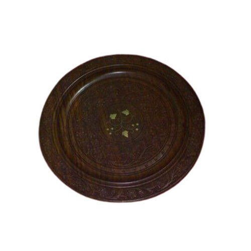 Hand Crafted Round Wooden Plate