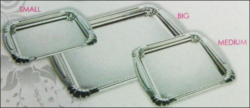 Durable Steel Tray Set