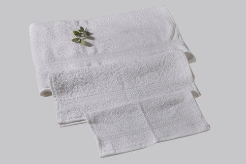 White Classic Gold Face Towels