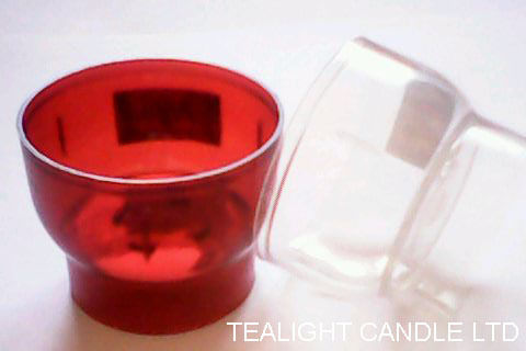 Clear Poly Tea Light Cups for Tea Light Candles