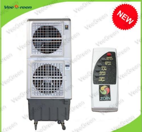 Portable Evaporative Air Cooler With Double Fans