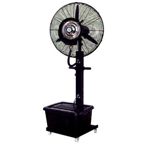 Outdoor Mist Fan - 26 Inches High-Capacity, Full Copper Wiring Motor, Adjustable Misting Volume | Heavy Duty Aluminum Blade, Zero Maintenance, 90 Degree Oscillation