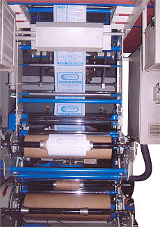 Two Color Online Printing Machine