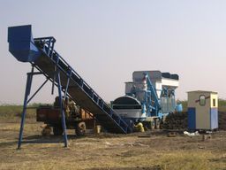 mobile concrete batching plant