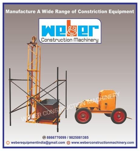 Rust Proof Tower Hoist (Angle Type) For Construction Industry