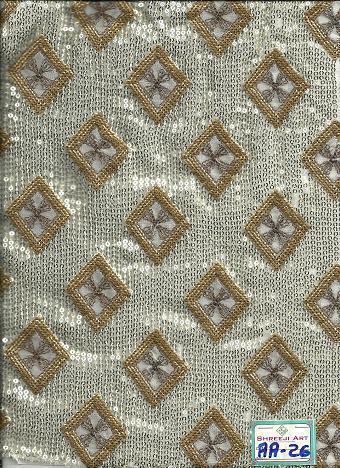 Designer Embroidered Fabrics