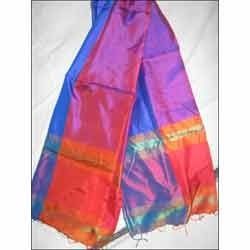 Shot Color Hand Weaved Silk Stoles