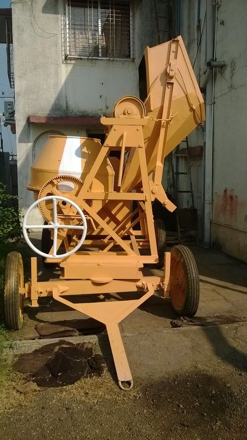 Cement Concrete Mixer Machine with Hopper