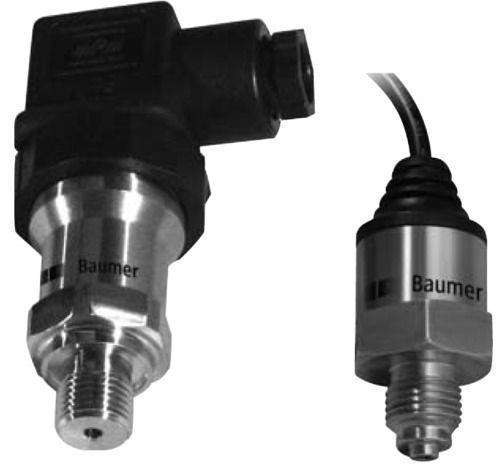 Pressure Transmitter - Brass and Stainless Steel Housing, -1 to 200 Bar Measurement Range, ±1% F.S. Accuracy, Ceramic Sensor, NBR Gasket Seal