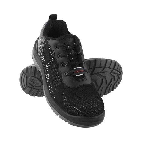 Delta Safety Shoes - Durable Black Design, Available in Multiple Sizes | Comfortable Fit for Men