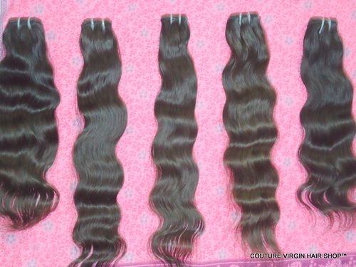 Wavy Machine Weft Hair