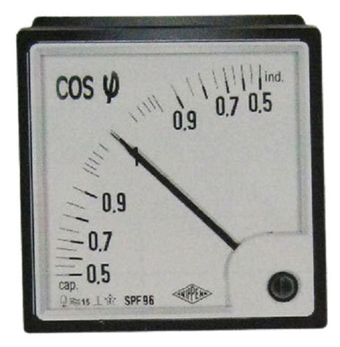 Panel-Mounted Square Shape 100% Accuracy Analog Pf Meters