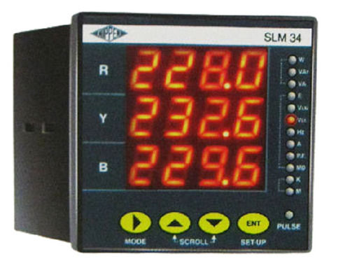 Panel-Mounted Square Shape Electrical Smart Load Manager Energy Meter 