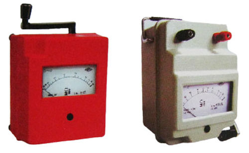 Portable And Lightweight Rectangular Analog Insulation Tester For Industrial