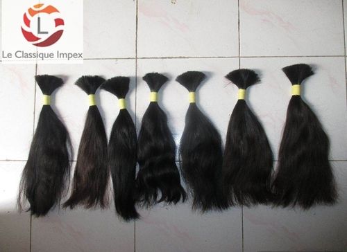 Virgin Remy Indian Temple Bulk Hair