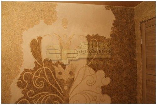 Golden Yellow 3d Foam Silk Plaster, Liquid Wallpaper, Wall Covering (1kg) |  Fruugo NO