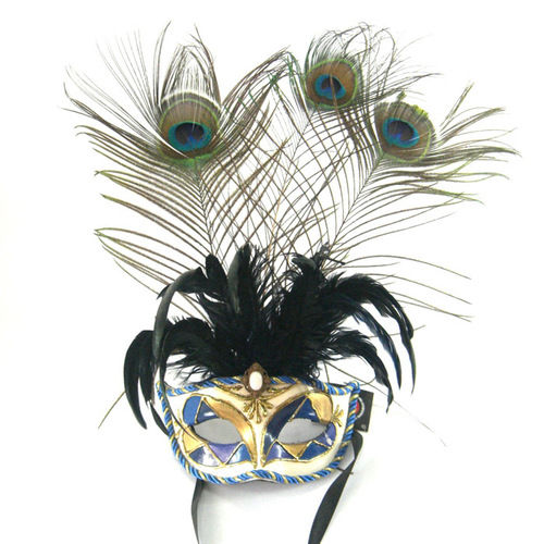 Fancy Feather Party Mask