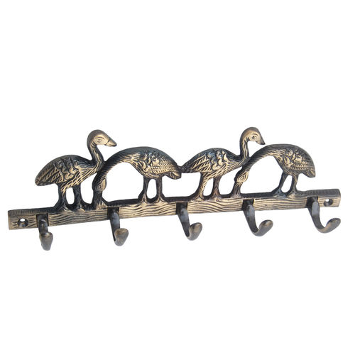 Brass Stylish Hooks And Hangers - Color: Brown