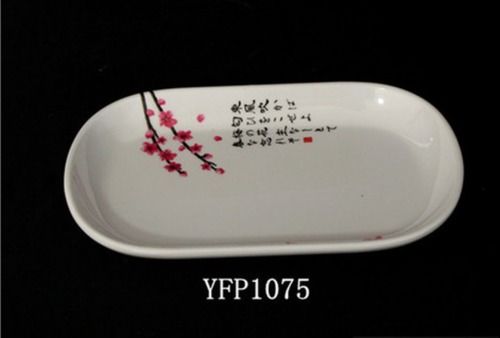 Printing Design Oval Dinner Plate