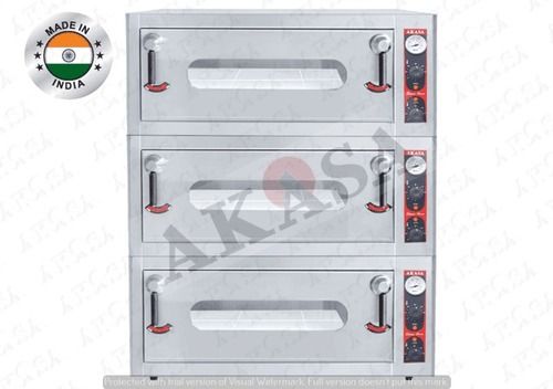 330 Liter Triple Deck Oven For Commercial Kitchens And Bakeries