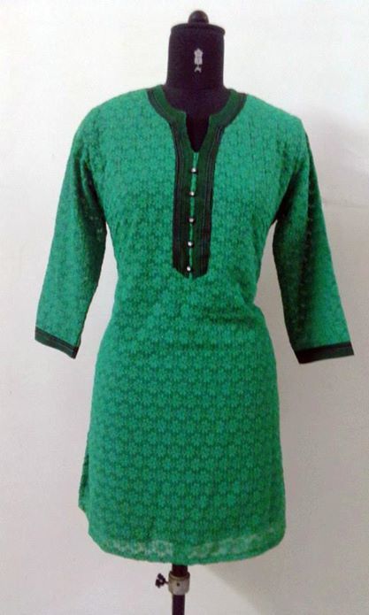 Fancy Chikan Kari Kurtis