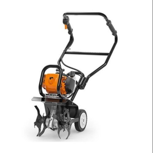 Petrol Operated Power Tiller - Metal Build, 20 kg Weight, 40.2 cmÂ³ Engine Capacity, 250 mm Tool Diameter | Orange Color, 1-Year Warranty, User Manual Included