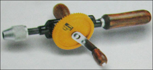 Hand Drill Machine With Wooden Handle