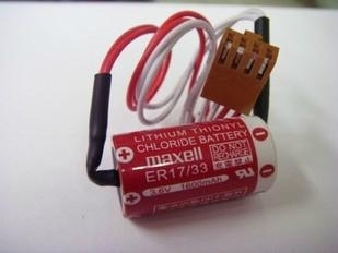 Maxell ER17/33 with 4 Holes Plug Lithium Battery