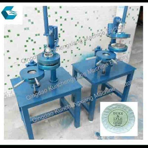 Manual Round Soap Pleat Wrapping Machine