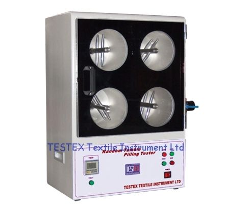 Random Tumble Pilling Tester - Stainless Steel Impellers, 2/4 Test Stations, 1200r/min Speed | Compressed Air Assisted, ASTM D3512 Compliant