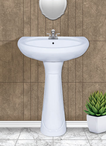 Any Color Ceramic Pedestal Wash Basin