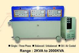 Single And Three Phase Oil Cooled Servo Voltage Stabilizer