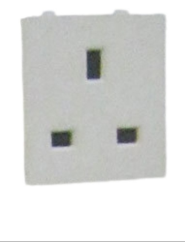 13 Amp Flat 3 Pin Shuttered Socket