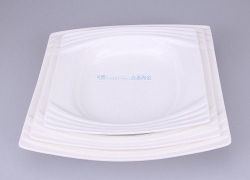 Ceramic Boneware Hotelware Soup Plate