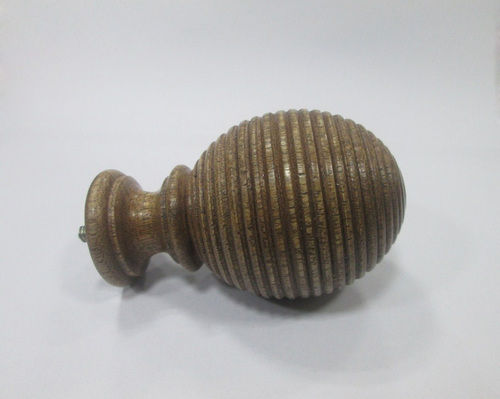 Reeded Wooden Finial