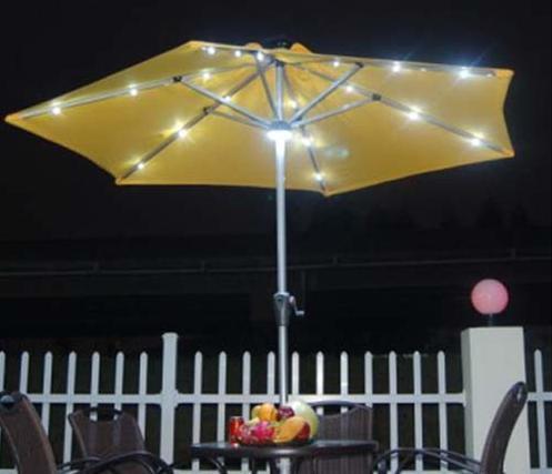 Promotional LED Garden Umbrella