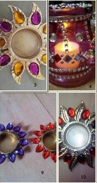 Decorative Christmas Candle Holders