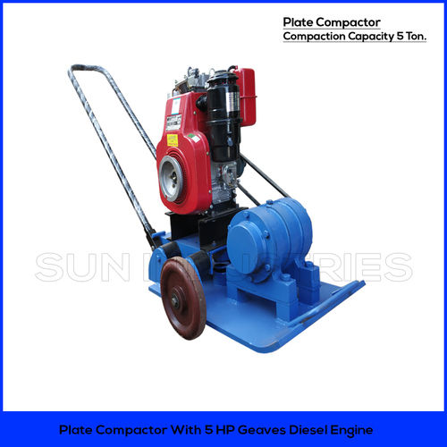 Vibrating Plate Compactor Capacity: 5 Ton T/Hr