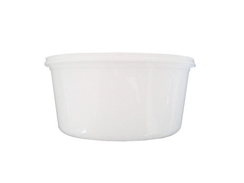 White Bio Plastic Container