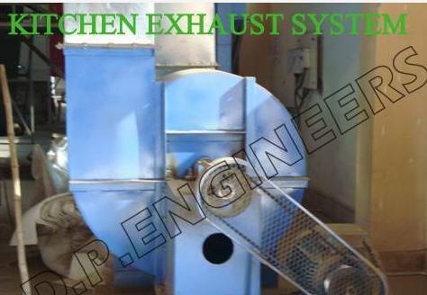 Kitchen Exhaust System - Stainless Steel, Efficient Air Changes | Noise Free Operation, Pollution Control, Hygienic Atmosphere