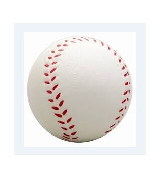 PU Baseball Shape Relief Stress Ball Promotion Gift