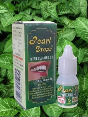 Teeth Cleaning Oil - 100 ml, Green Herbal Liquid | Natural Relief from Toothache, Bad Odor, Teeth Stains