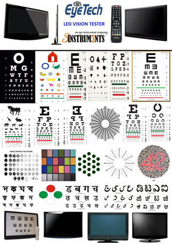 Bright LED Vision Tester