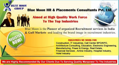Manpower Placements Service By BLUE MOON GROUP