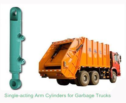 Multistage Double-Acting Garbage Truck Cylinders