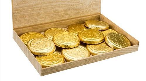 Dark Ivory Gold Coins- Large